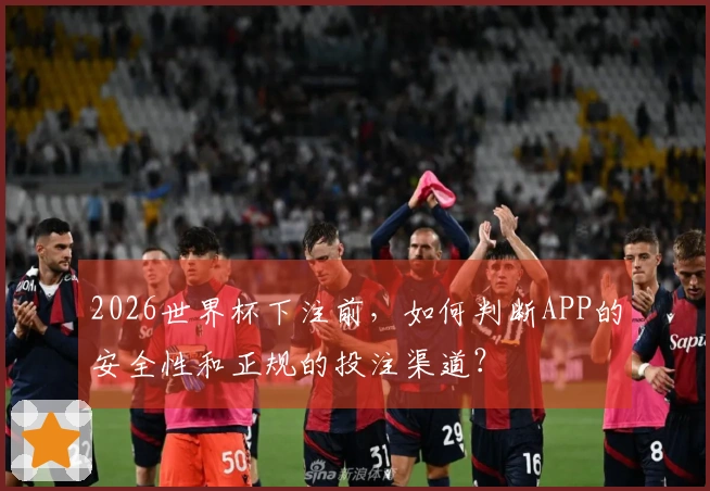 2026世界杯下注前，如何判断APP的安全性和正规的投注渠道？